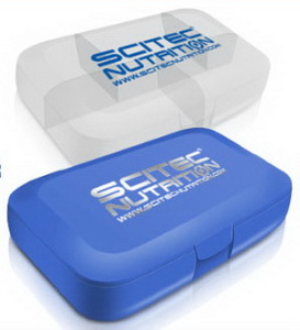 Pill box Scitec logo