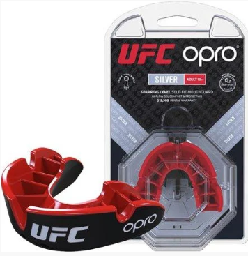 Капа OPRO  Silver  UFC Hologram